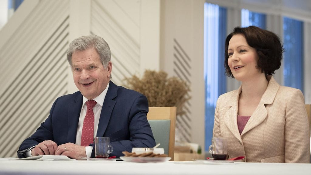 Sauli Niinistö ja Jenni Haukio