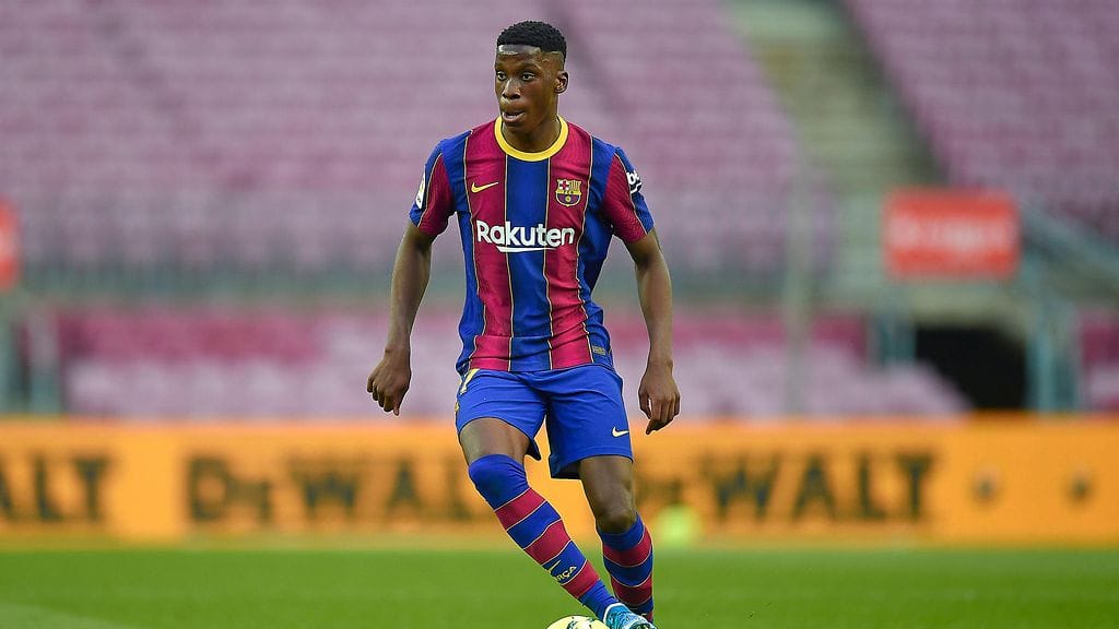 Barcelonan 18-vuotias superlupaus Ilaix Moriba vaatii 100 000 euron viikkopalkkaa.