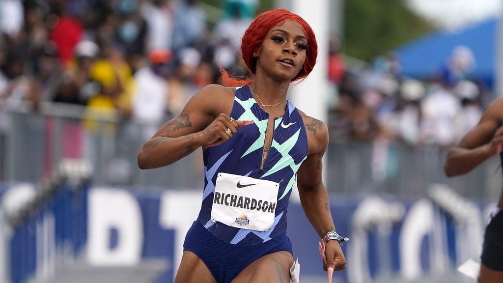 Sha'Carri Richardson juoksi ennätyksensä 10.72 huhtikuussa Floridassa.