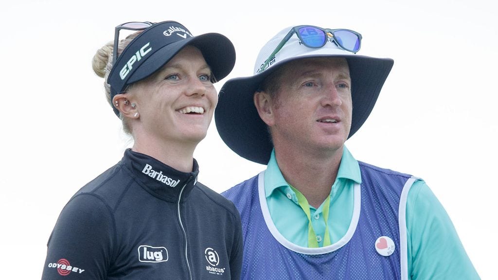 Madelene Sagström sai nauraa British Openin päätöspäivänä.