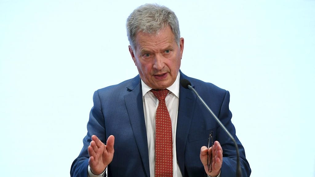 Suomen tasavallan presidentti Sauli Niinistö.