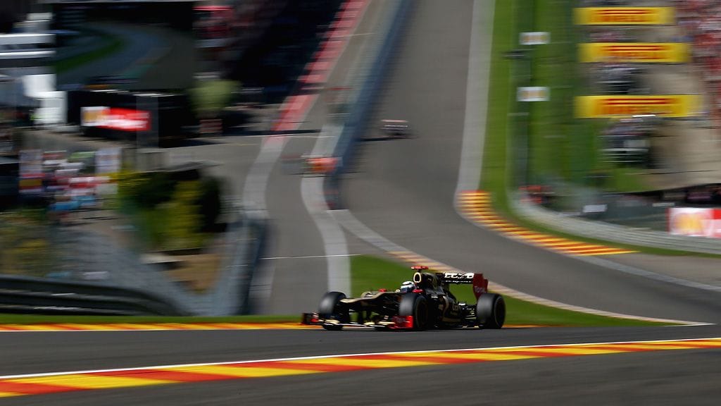 Kimi Räikkönen Eau Rougessa