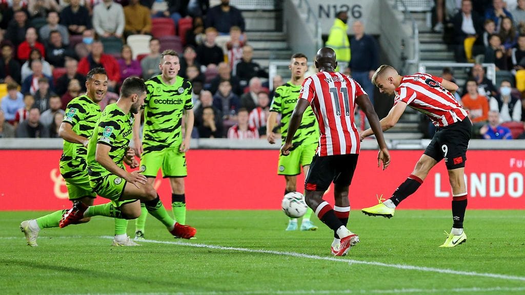 Marcus Forss iski maalin Brentfordin voitossa.