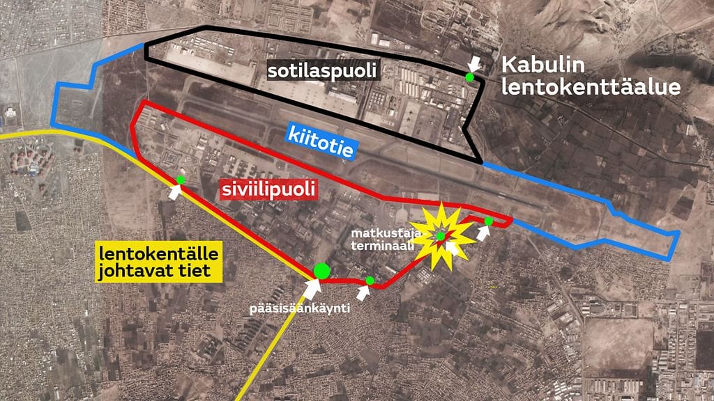 Kabul kentta räjähdys
