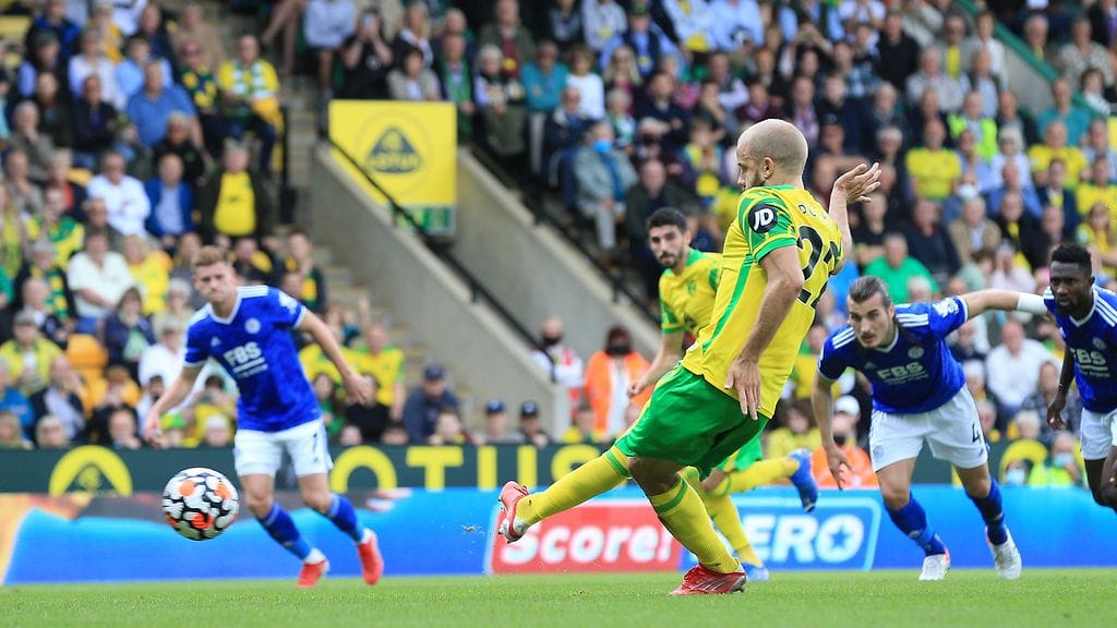 Teemu Pukin maali tasoitti ottelun Leicesteriä vastaan.