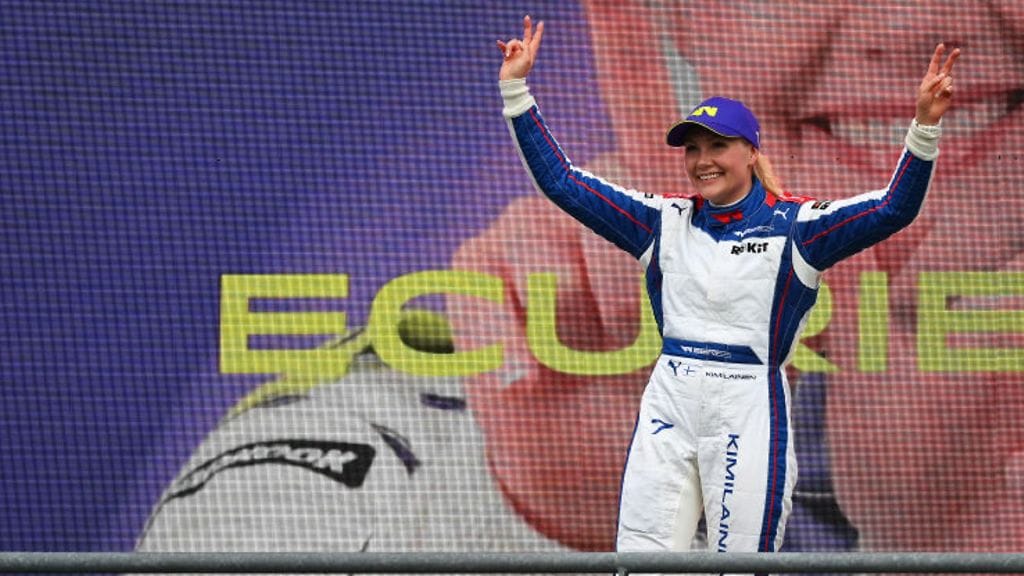 Emma Kimiläinen saavutti uransa toisen W Series -osakilpailuvoiton.