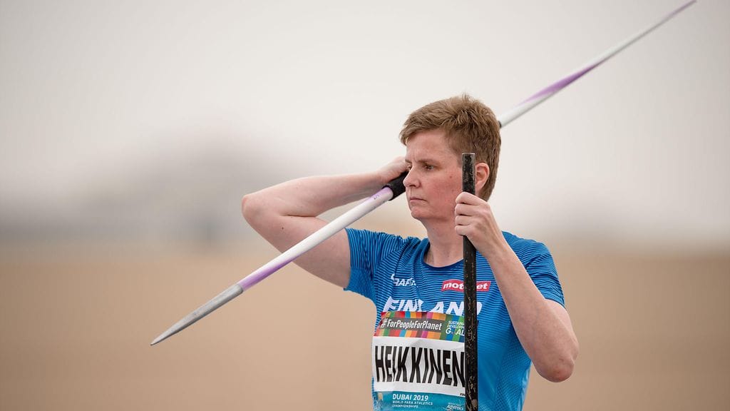 Marjaana Heikkinen on moninkertainen arvokisamitalisti. Tokiosta tuli jo uran kolmas paralympiamitali.