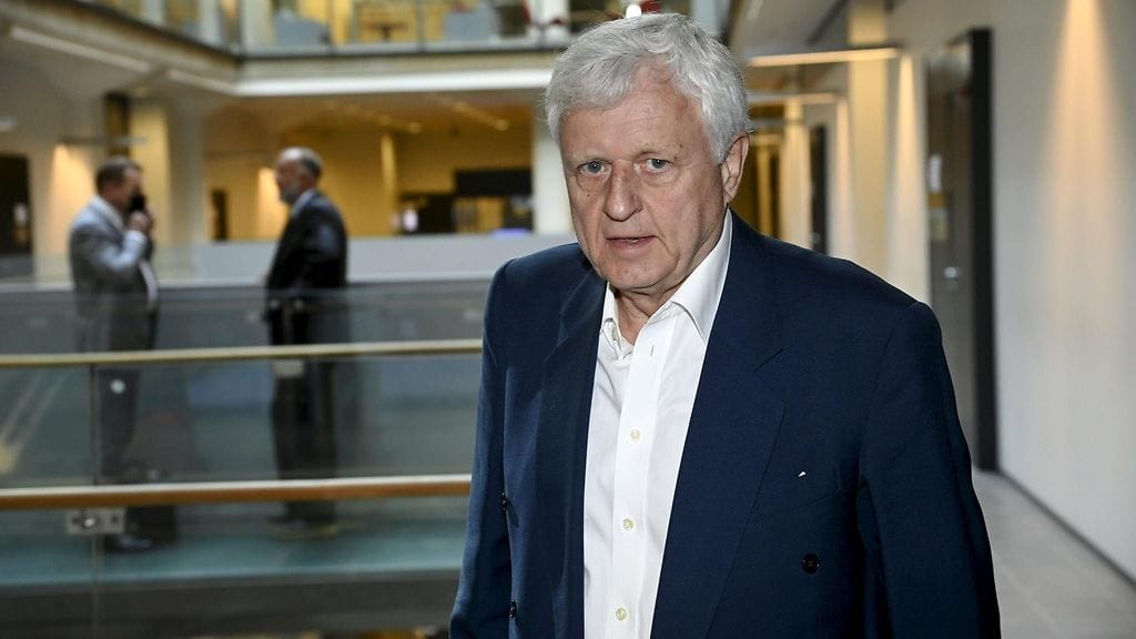 Peter Fryckman Helsingin käräjäoikeudessa kesäkuussa.