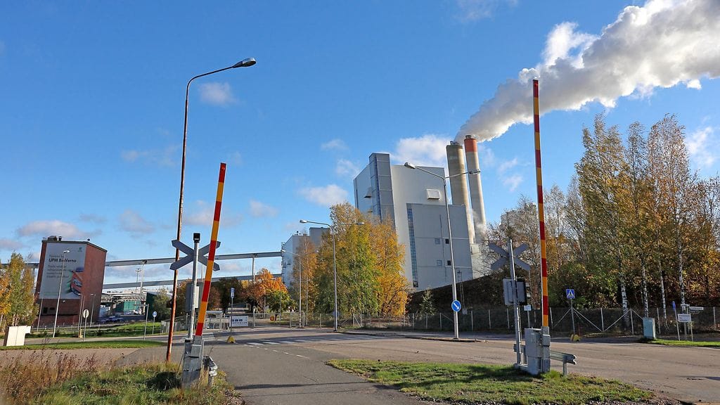 UPM:n Kaukaan sellu- ja paperitehdas.