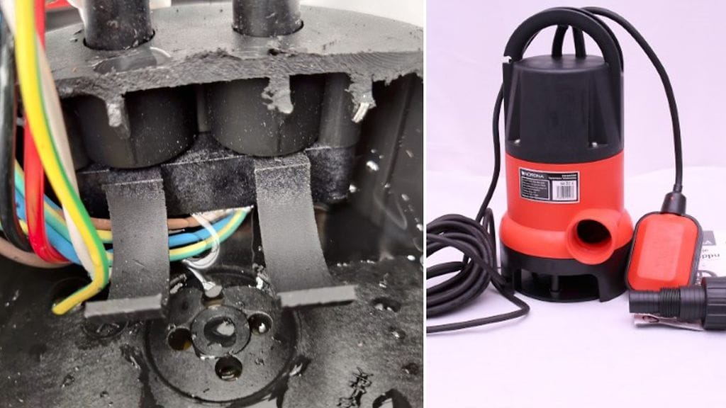 Uppopumpussa on sähköiskun vaara.