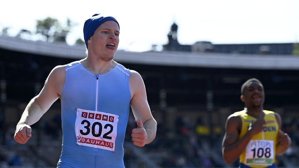 Pikajuoksija Samuel Purola nappasi kolme voittoa kolmelta matkalta Ruotsi-ottelussa.