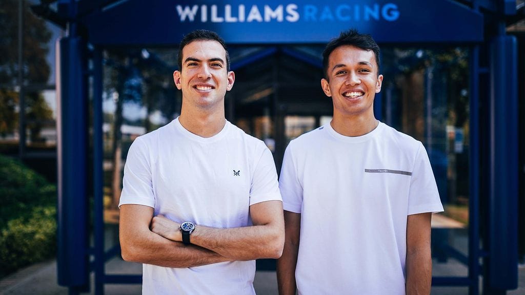 Nicholas Latifi ja Alexander Albon ajavat ensi kaudella Williamsilla.