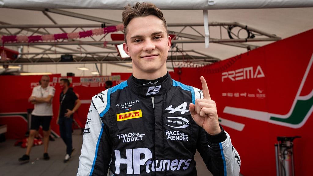 Oscar Piastri ajoi perjantaina Monzassa F2-luokan aika-ajoissa paalupaikalle.