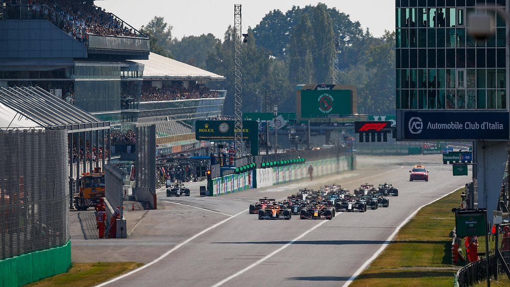 Italian F1-osakilpailu ajettiin sunnuntaina.