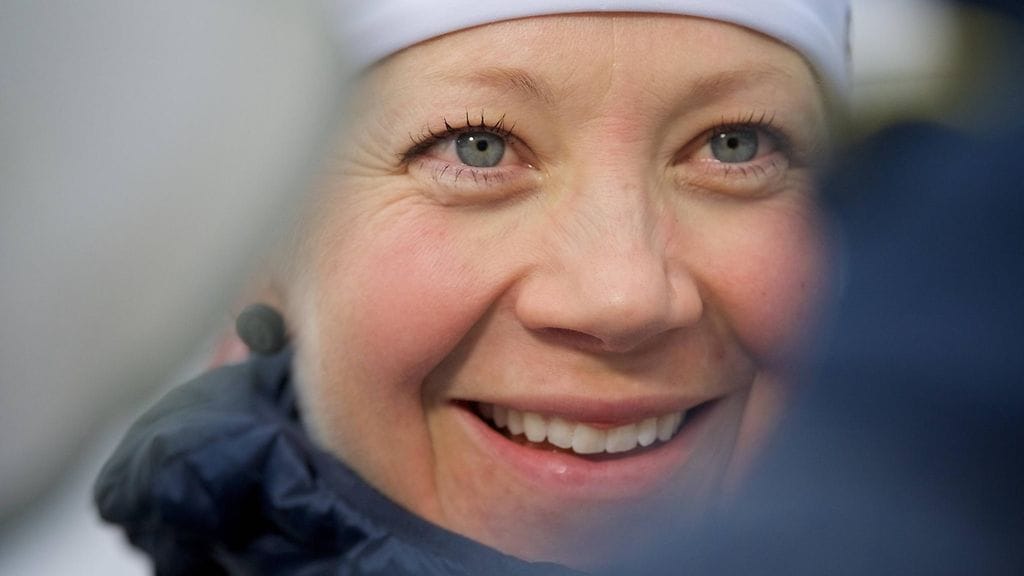 Kaisa Mäkäräinen on jatkanut urheilemista ampumahiihtouransa jälkeenkin.