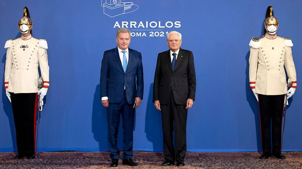 Presidentti Sauli Niinistö Rooma 1