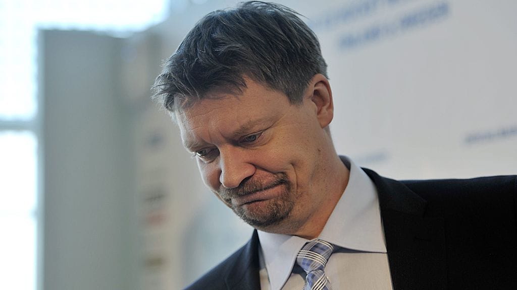 Jukka Jalonen pronssiottelun jälkeen