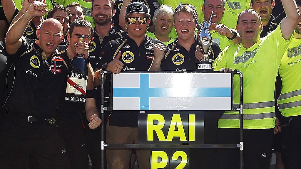 Lotuksella juhlittiin Räikkösen kakkossijaa