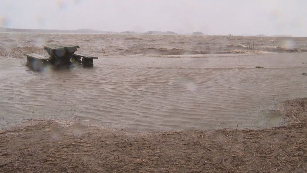 Myrsky, Länsi-Suomi, Meri