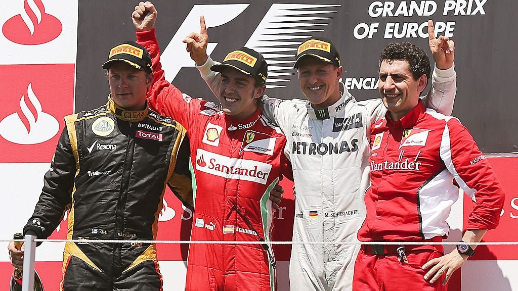 Euroopan GP:n palkintopalli