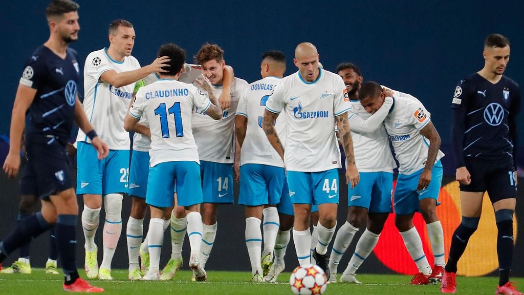 Pietarin Zenit juhli ruotsalaisen Malmön kustannuksella.