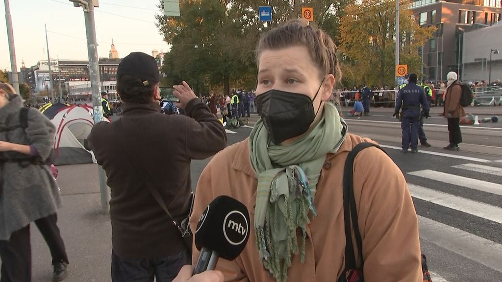 Elokapinan aktiivi Matilda Seppälä.