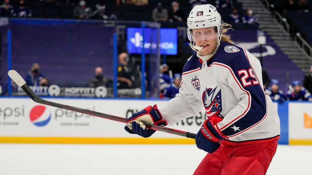 Patrik Laine iski harjoituskauden ensimmäisen täysosumansa.