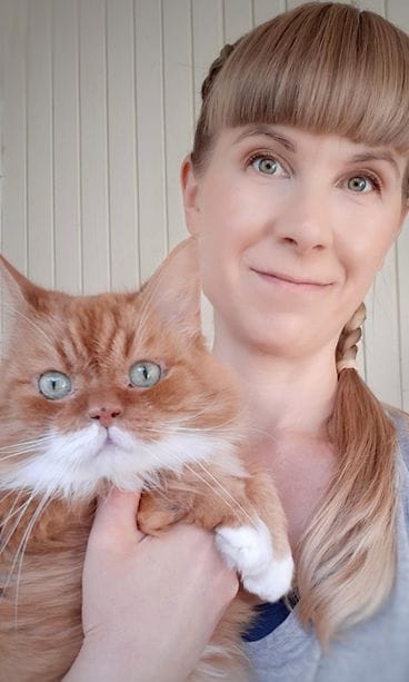 Eläinlääkäri Johanna Lankila.