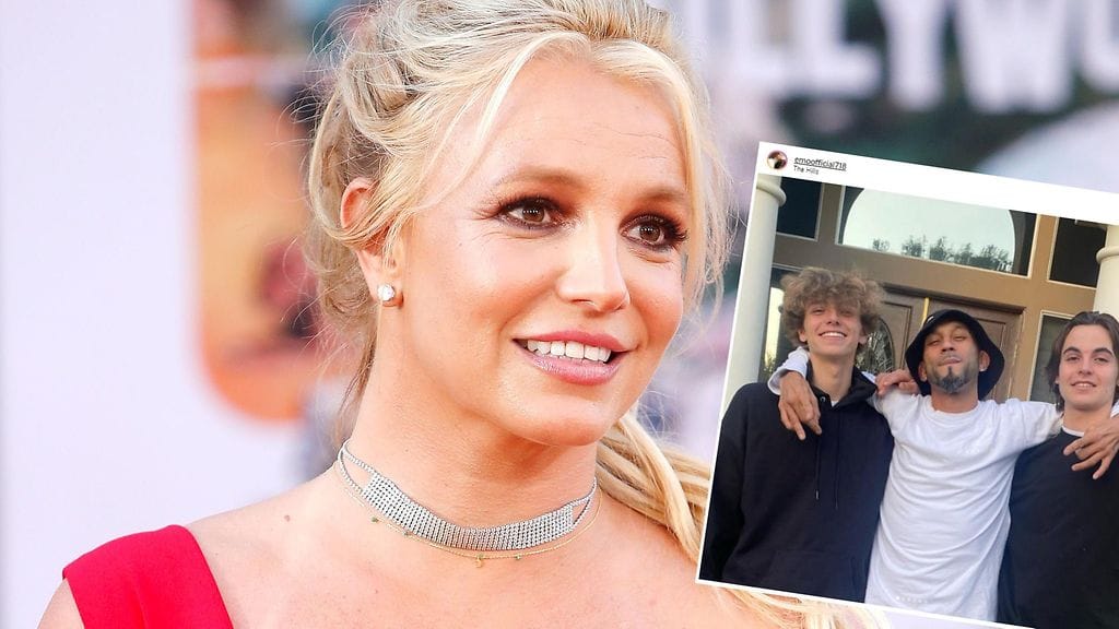 Britney Spearsin lapsista julkaistiin harvinainen otos.