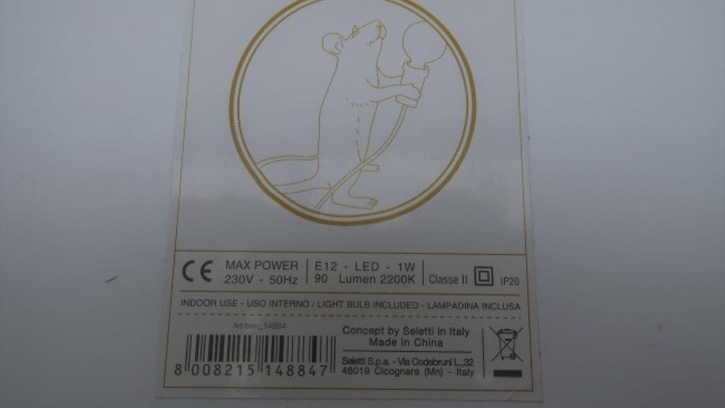 tukes seletti mouse lamp 2