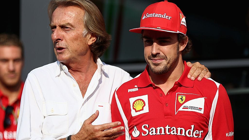 Luca di Montezemolo ja Fernando Alonso syyskuussa 2012.