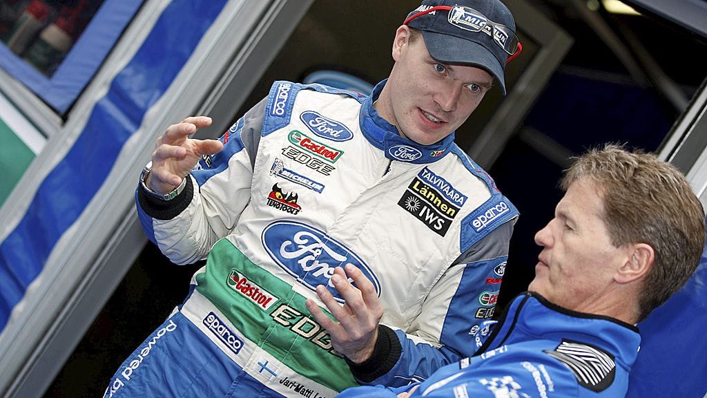 Jari-Matti Latvala ja Malcolm Wilson.