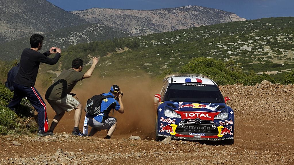 Sebastien Loeb voitti Kreikan MM-rallin vuosi sitten.