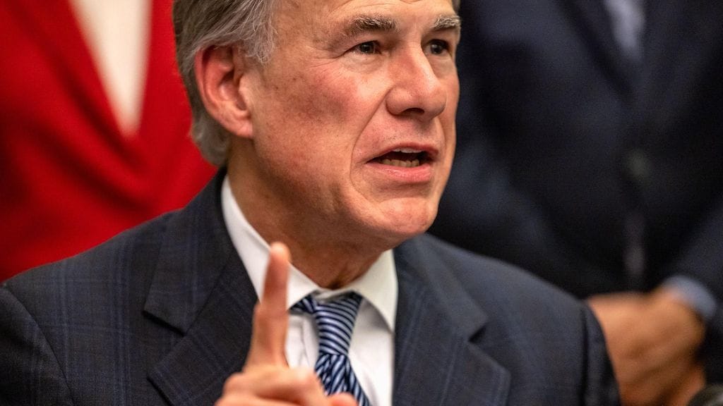 Texasin kuvernööri Greg Abbott.