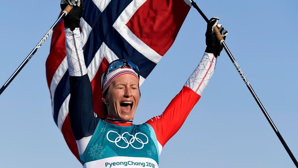 Marit Björgen voitti urallaan kahdeksan olympiakultaa. Ura päättyi Pyeongchangin talviolympialaisiin, jossa hän voitti viisi mitalia.