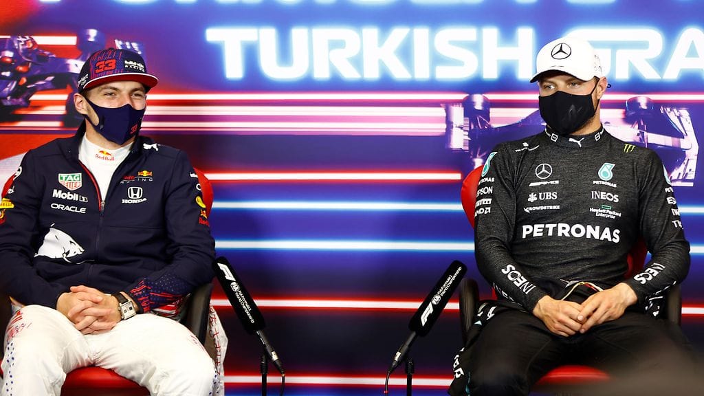 Valtteri Bottas ajoi voittoon Turkissa Max Verstappenin ollessa toinen.