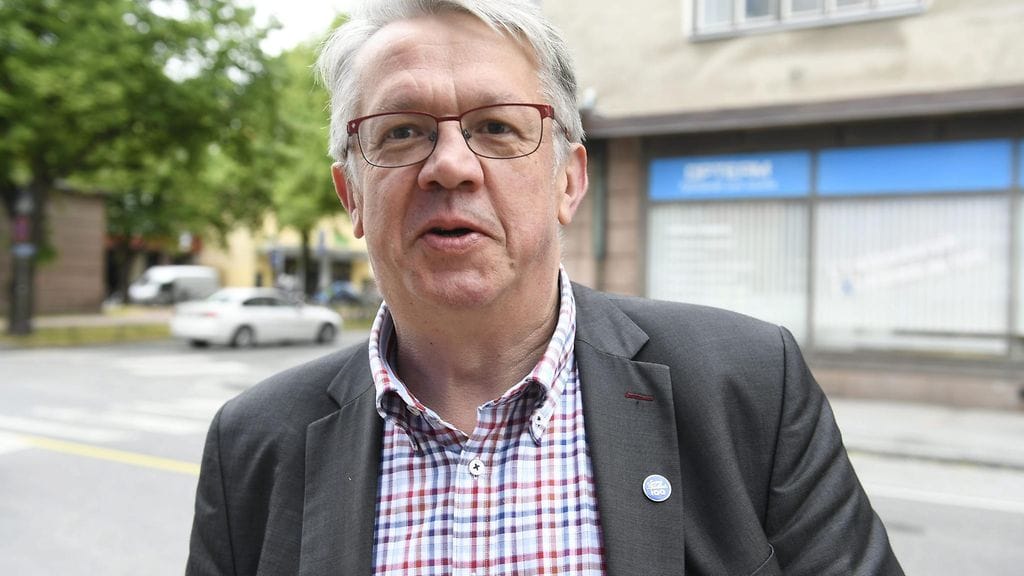 Keskustan kansanedustaja Juha Rehula Suomi Areena -tapahtumassa Porissa 13. heinäkuuta 2017.