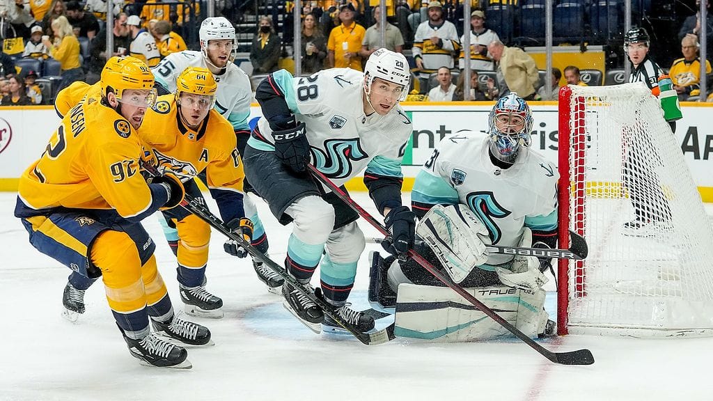 Mikael Granlund mellasti tehoin 1+2 Seattle Krakenin hakiessa pisteet Nashville Predatorsilta.