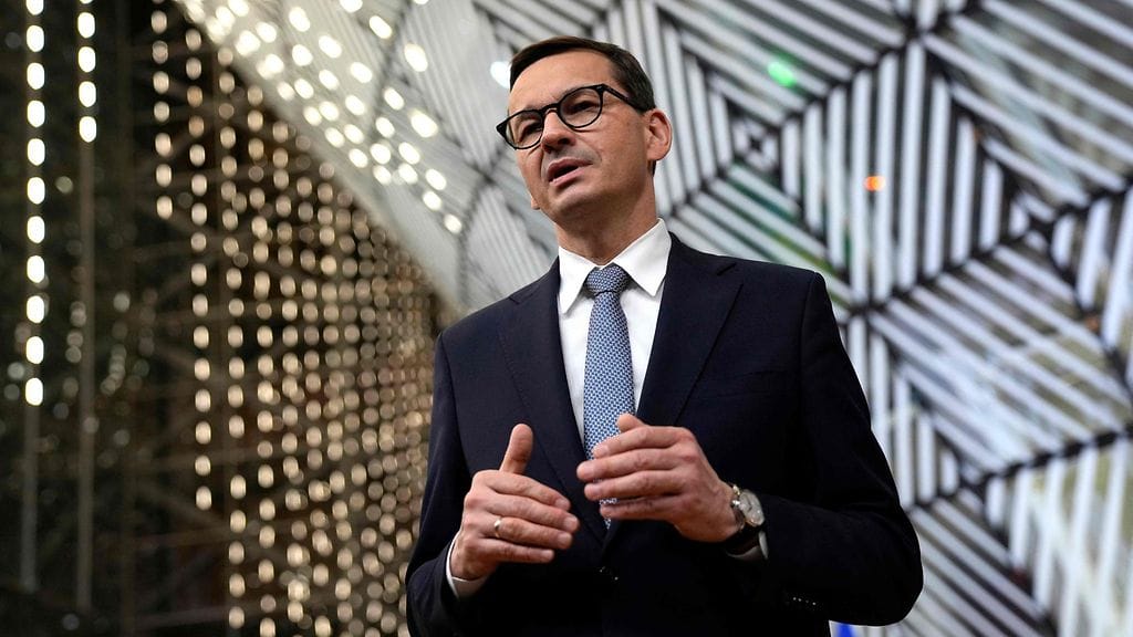 Puolan pääministeri Mateusz Morawiecki.