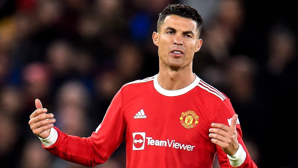 Manchester Unitedin supertähti Cristiano Ronaldo on tuskaillut Atalanta-ottelussa.