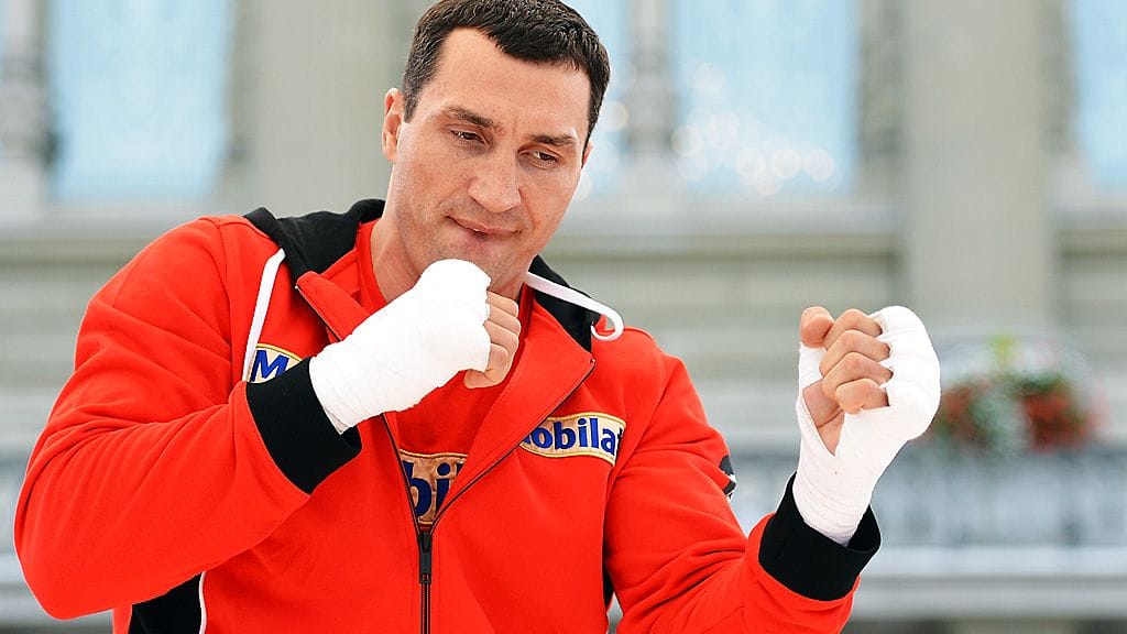 Vladimir Klitshko valmistautuu MM-otteluun