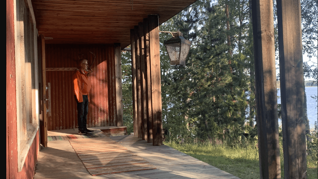 Näkymä erään mökkiehdokkaan kuistilta. Kuva: Suomen kansallismuseon vastaanottama hakemuskuva