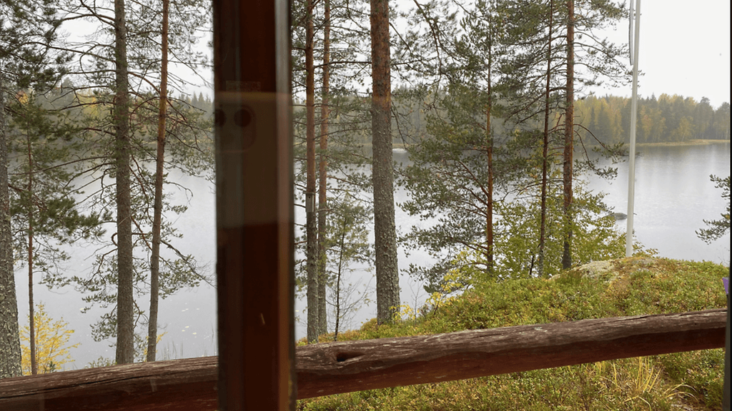 Näkymä erään mökkiehdokkaan kuistilta. Kuva: Suomen kansallismuseon vastaanottama hakemuskuva.