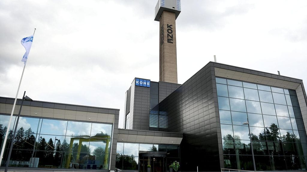 Koneen tehdas Hyvinkäällä 8. elokuuta 2019.