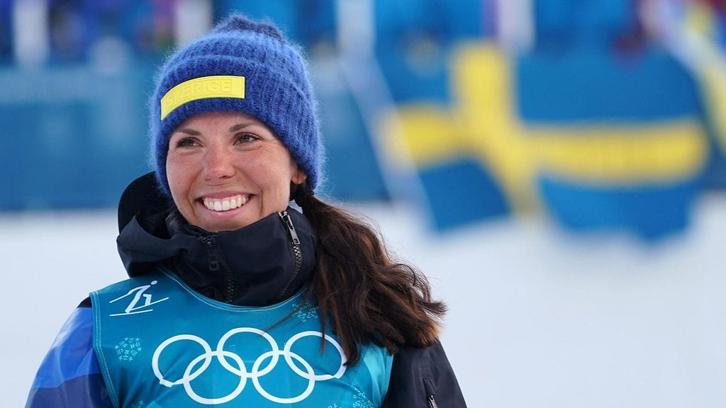 Charlotte Kalla on voittanut urallaan kolme olympiakultaa ja kolme maailmanmestaruutta maastohiihdossa.