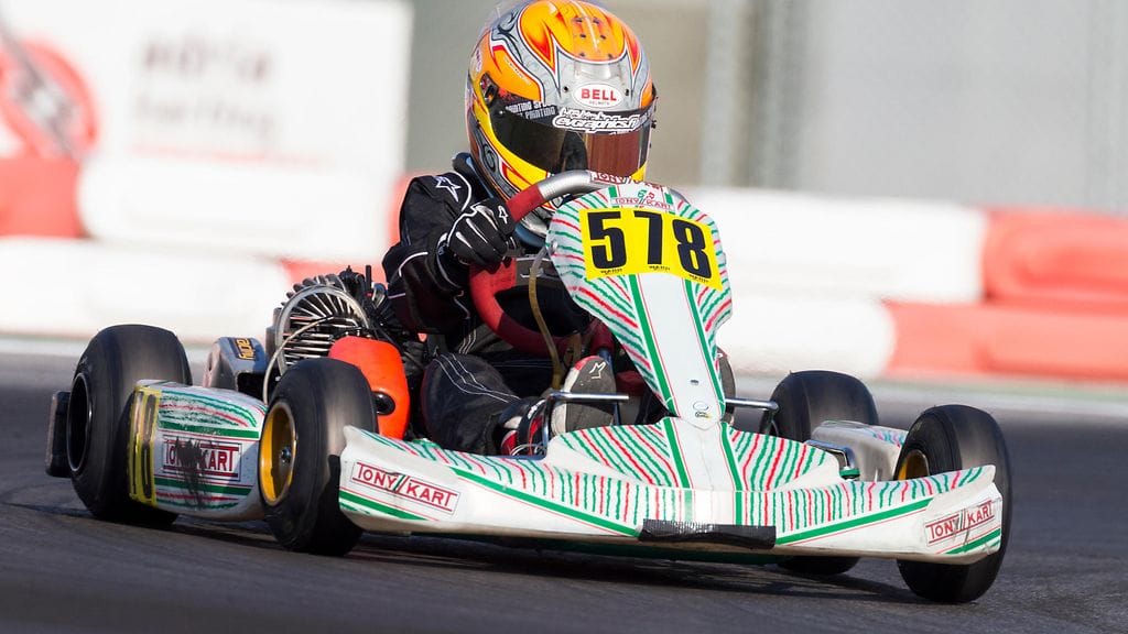 Tuukka Taponen voitti kartingin MM-kultaa.