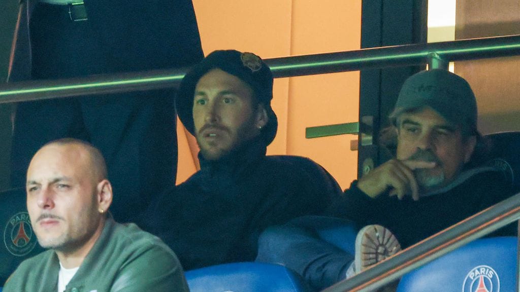 Sergio Ramos on viettänyt PSG-uransa toistaiseksi vain katsomon puolella.