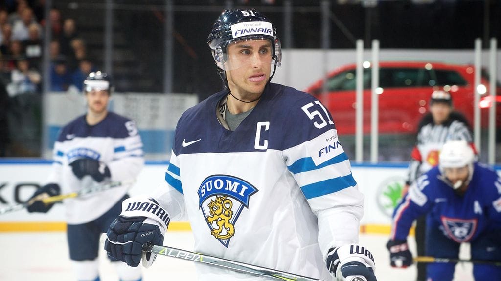 Valtteri Filppula pelasi edellisen kerran Leijonissa kevään 2017 MM-kisoissa.