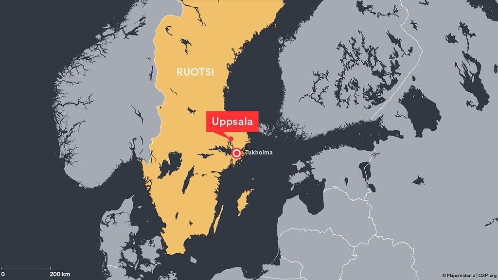 OMA: Karttakuva, Ruotsi, Uppsala