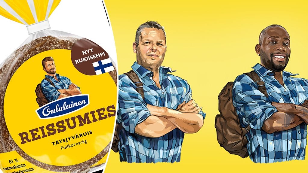 Vasemmalla tuttu Reissumies, oikealla marraskuun Reissumiehiä.